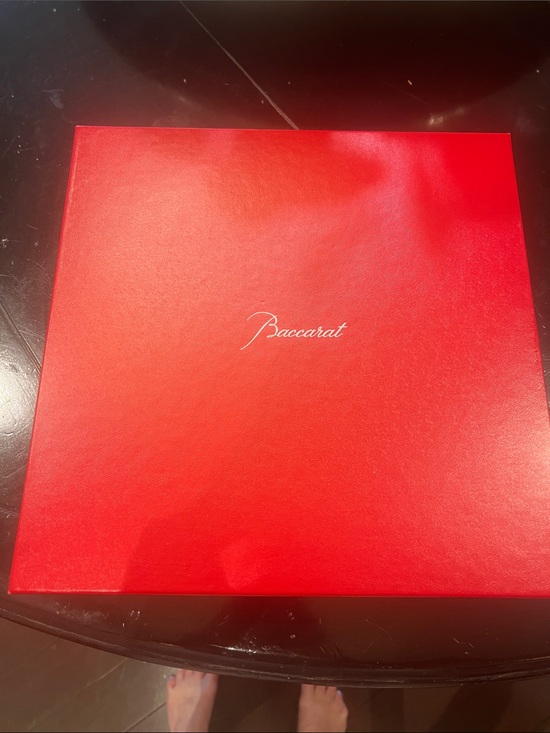 Baccarat Other - Baccarat Red Presentation Box with Silver Logo